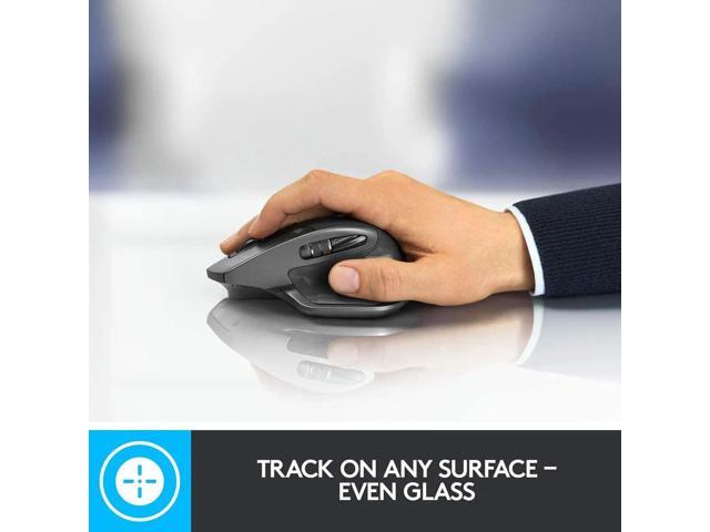 Logitech MX Master 2S Bluetooth Wireless Mouse, Use on Any Surface, Hyper-Fast Scrolling, Ergonomic Shape, Rechargeable, Control Upto 3 Apple...