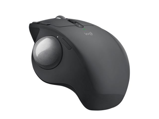 Logitech MX Ergo S Wireless Trackball Mouse, USB-C Rechargeable Wireless Ergonomic, Plus Advanced, With Bluetooth and Encrypted Dongle, 6...
