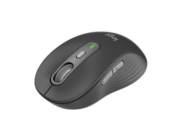 Logitech Signature Plus M750 Mouse, Optical - Wireless 32.81 ft Bluetooth/Radio Frequency USB 2000 dpi - Scroll Wheel, Small/Medium Hand/Palm...