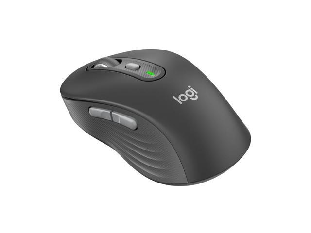 Logitech Signature Plus M750 Mouse, Optical - Wireless 32.81 ft Bluetooth/Radio Frequency USB 2000 dpi - Scroll Wheel, Small/Medium Hand/Palm...