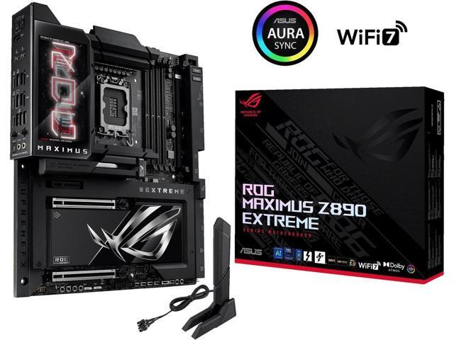 ASUS ROG MAXIMUS Z890 EXTREME motherboard & Intel Ultra 7 265K CPU Combo, LGA 1851 E-ATX, Advanced AI PC-ready, 24+2+1+2 stages, DDR5, WiFi7,...