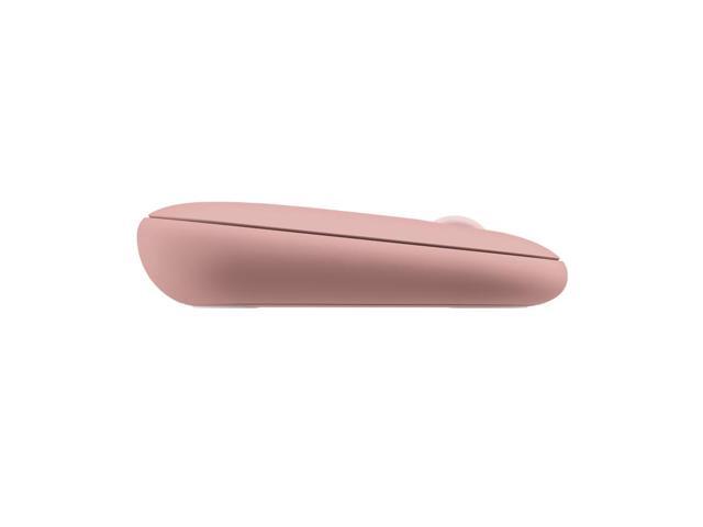 Logitech Pebble 2 M350s Mouse, Slim, compact Bluetooth Wireless, customizable button, Multi-device pairing, Tonal Rose
