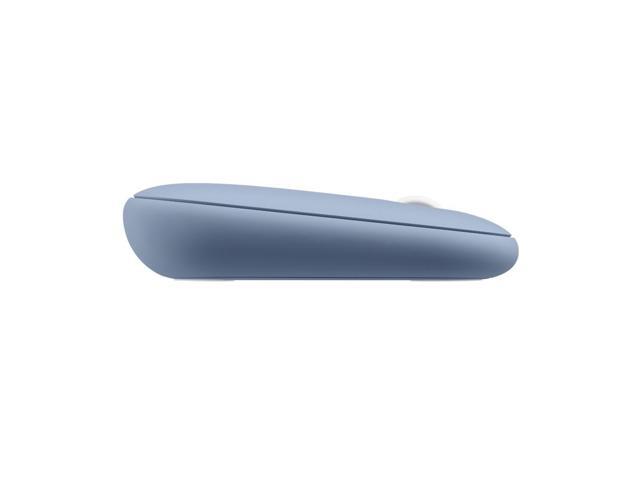 Logitech Pebble 2 M350s Mouse, Slim, compact Bluetooth Wireless, customizable button, Multi-device pairing, Tonal Blue