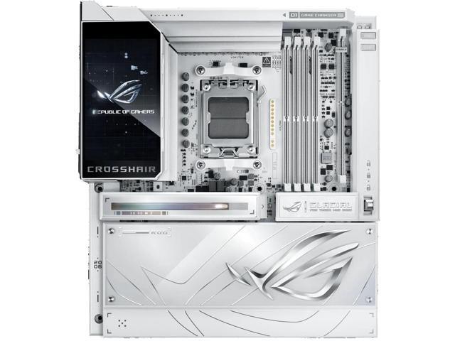 ASUS ROG Crosshair X870E Glacial Motherboard & AMD Ryzen 7 9700X CPU Combo, AM5 AMD X870E Extended ATX Motherboard, AI Cache Boos, ASUS AI Advisor