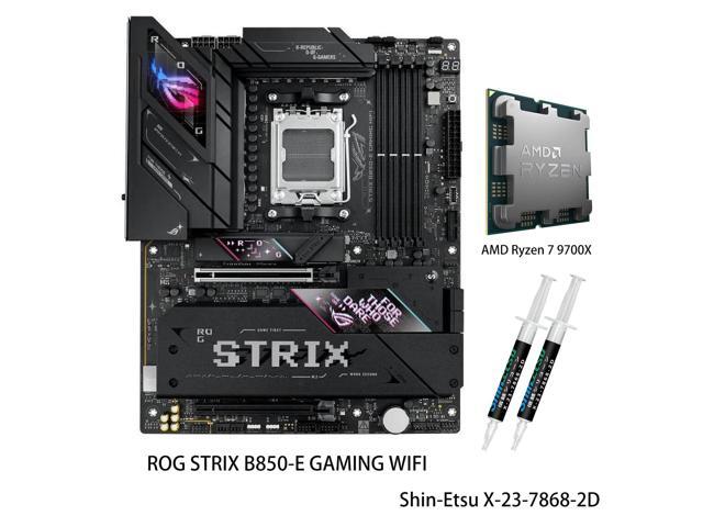 ASUS ROG Strix B850-E Gaming WiFi Motherboard & AMD Ryzen 7 9700X CPU Combo, AM5 B850 ATX 16+2+2 Stages, Dynamic OC, Core Flex,DDR5 w/AEMP, WiFi 7,...