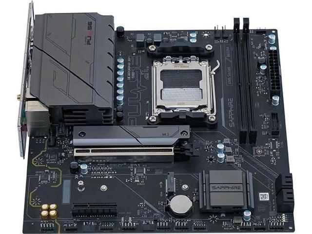 Sapphire PULSE B650M WIFI AM5 ATX Motherboard + AMD Ryzen 7 7700 8-Core 16-Thread Zen 4 Processor Combo Kit. Features 7+2+1 Phase Power, WiFi 6E,...