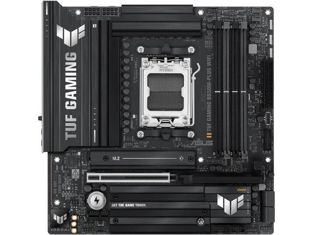 ASUS TUF GAMING B850M-PLUS WIFI Motherboard & AMD Ryzen 5 9600X CPU Combo, AMD AM5 B850 mATX, 14+2+1 80A DrMOS stages, DDR5, PCIe 5.0, 3x M.2,...