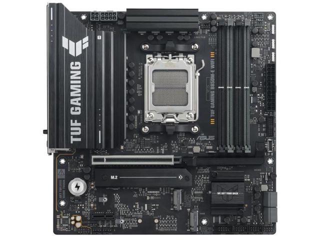 ASUS TUF GAMING B850M-E WIFI Motherboard & AMD Ryzen 7 9800X3D CPU Combo, AMD B850 mATX motherboard AM5, three M.2 DisplayPort, rear USB10Gbps...