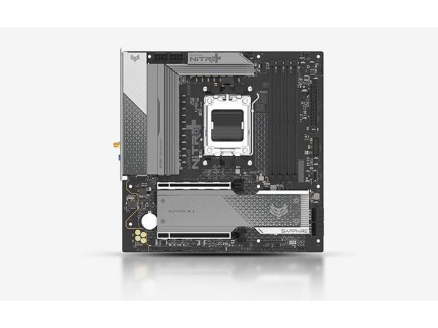 Sapphire NITRO+ B850M WIFI AM5 mATX Gaming Motherboard + AMD Ryzen 9 9900X3D 12-Core 24-Thread Zen5 3D Combo, 12+2+1, PCIe 5.0 M.2, WiFi 6E, 2.5G...