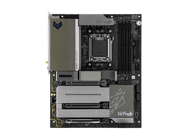 Sapphire NITRO+ X870EA PhantomLink AM5 ATX Motherboard + AMD Ryzen 9 9900X3D 12-Core Zen5 3D V-Cache Flagship CPU Combo 16+2+1 90A Power, WiFi 7,...