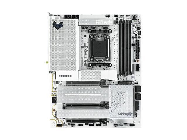 Sapphire NITRO+ X870EA PhantomLink PE AM5 ATX Motherboard + AMD Ryzen 9 9900X3D 12-Core Zen5 3D V-Cache Flagship CPU Combo 16+2+1 90A Power, WiFi...