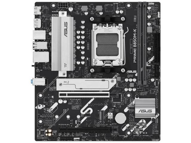ASUS PRIME B850M-K Motherboard & AMD Ryzen 5 9600X CPU Combo, AMD B850 mATX motherboard, AM5, PCIe 5.0 Ready, two M.2 slots, Realtek 2.5Gb...