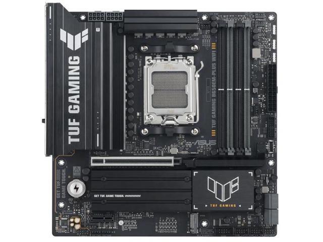 ASUS TUF GAMING B650EM-PLUS WIFI Motherboard & AMD Ryzen 5 9600X CPU Combo, AMD B650 AM5 Ryzen 9000 8000 and 7000 ATX motherboard, PCIe 5.0 M.2,...