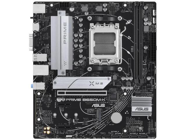 ASUS PRIME B650M-K-CSM Motherboard & AMD Ryzen 7 9700X CPU Combo, AMD B650 (Ryzen AM5) micro ATX motherboard, two M.2 slots, 2.5 Gb LAN,USB 3.2 Gen...
