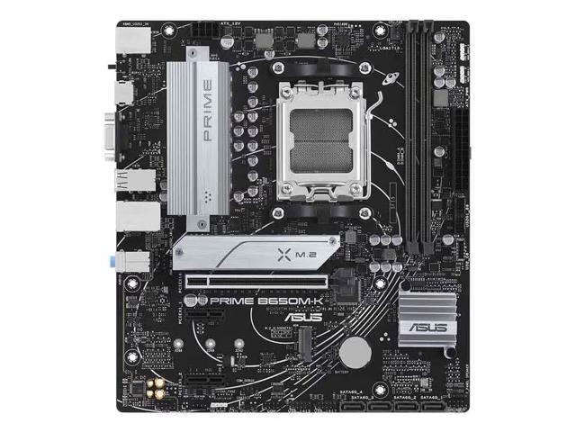 Asus PRIME B650M-K Motherboard & AMD Ryzen 7 9700X CPU Combo, Micro-ATX motherboard with DDR5 PCIe 5.0 M.2 2.5Gb
