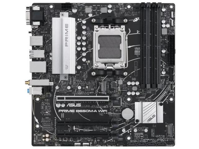 PRIME B650M-A WIFI Motherboard & AMD Ryzen 7 9700X CPU Combo, AMD B650 Micro-ATX motherboard, DDR5,PCIe 5.0 M.2, Realtek 2.5G NIC,Wi-Fi 6,SATA 6...