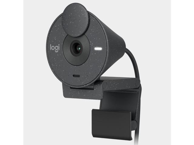 Logitech BRIO 300 Wired HD Webcam, 60 fps/1080p Live Streaming Camera, Auto Light Correction, Noise Cancelling Microphone, (dFOV): 70°, USB-C ,.