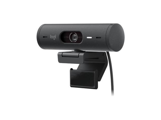 Logitech BRIO 500 Wired HD Webcam, 60 fps/1080p, Live Streaming, Auto Light Correction, Auto Framing and Show Mode Support, 4MP, USB-C, for.