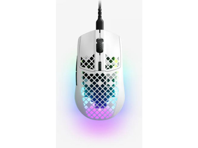 SteelSeries Aerox 3 Wired Gaming Mouse, 59g Honeycomb Shell, TrueMove Core 8500 DPI Sensor, Golden Micro IP54 Switches, IP54 Water & Dust...