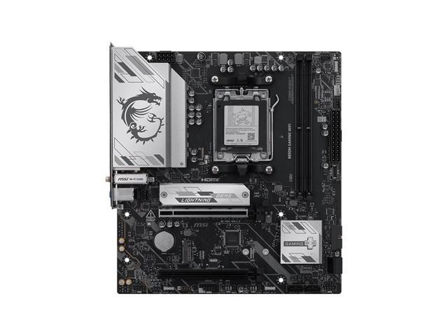 MSI B850M GAMING WIFI Motherboard, Supports CPUs: 9800X3D, 9850X3D, 9700X, 9600X (AMD B850/AM5 Socket)