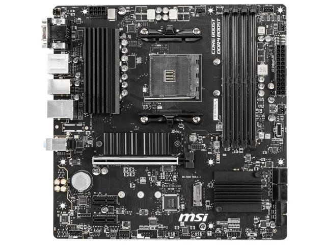 MSI PRO B550M PRO-VDH AM4 AMD B550 USB 3.0 Micro ATX AMD Motherboard