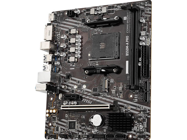 MSI B550M-A PRO computer motherboard, supports CPUs 5600/5600X3D/5700X3D/5500X3D