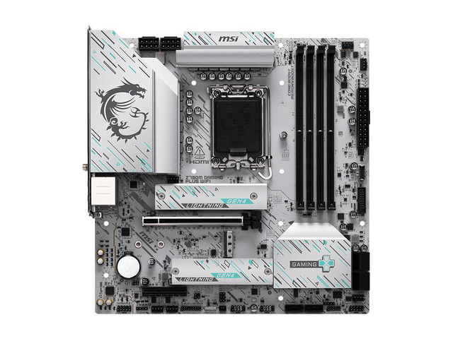 MSI Z790M GAMING PLUS WIFI motherboard, supports CPUs 14900KF/14700KF/14600KF (Intel Z790/LGA 1700)