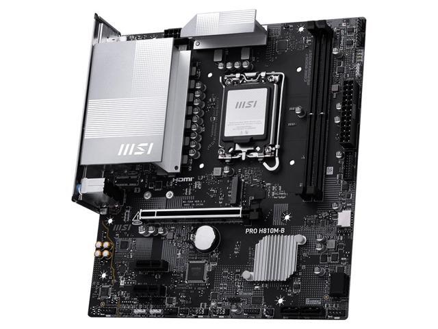 MSI PRO H810M-B motherboard supports 230F/225F/245KF (Intel H810/LGA 1851 interface)