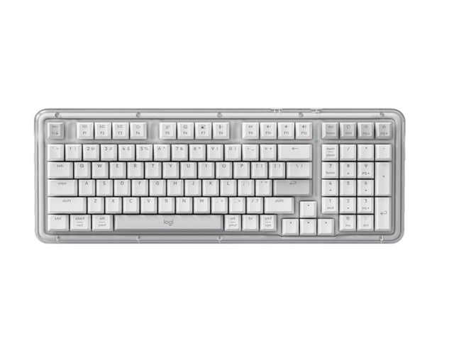 Logitech Alto Keys K98M Wireless Mechanical Keyboard-Office/Gaming-gasket construction design, translucent case, marble shaft, Bluetooth/2.4G,...
