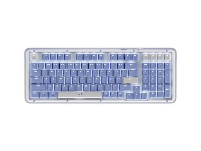 Logitech Alto Keys K98M PLUS Wireless Mechanical Keyboard-Office/Gaming-gasket construction design, translucent case, marble shaft, Bluetooth/2.4...