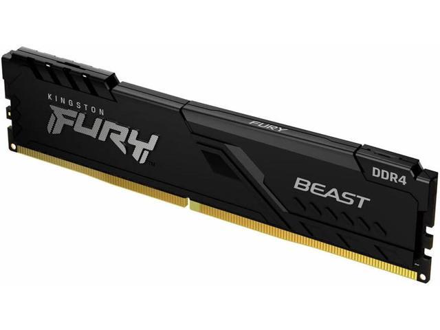 Kingston FURY Beast Single 16GB DDR4 3200MT/s PC4-25600 CL16 16-18-18 Timing 1.35V Non-ECC Unbuffered 288Pin UDIMM Standard Desktop Computer Memory...