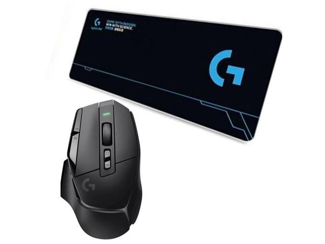 Logitech G502 X LIGHTSPEED Wireless Gaming Mouse + F00515black Large Fine Surface Mouse Pad Combo, LIGHTFORCE Hybrid Switches, HERO 25K Sensor,...