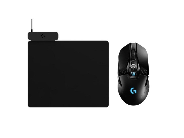 Logitech G903 HERO 25K Wireless Silent Mouse + POWERPLAY 2 Wireless Rechargeable Mouse Pad Combo, 25600DPI, 11 Buttons, Low Friction Non-Slip...