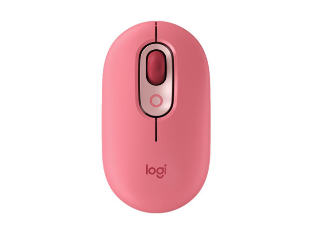 Logitech POP Mouse, Wireless Mouse with Customizable Emojis, SilentTouch Technology, Precision/Speed Scroll, Compact Design, Bluetooth,...