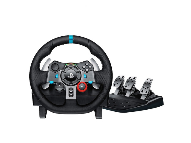 Logitech G29 Driving Force Racing gaming Wheel for PS5, PS4 and PC, PlayStation and PC, for Windows,USB,PlayStation, with Pedals, realistic driving...