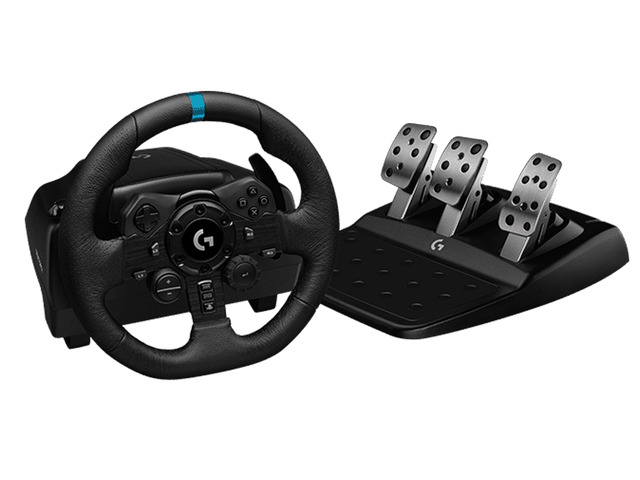 Logitech G923 for PC TRUEFORCE Sim gaming Racing Wheel with Pedals,for PC, BLACK