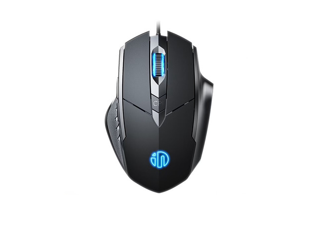 INPHIC W1 Wired Gaming Mouse, 6Key Upgraded, 4Level Adjustable DPI, Color RGB Lighting Effect, USB PlugandPlay, Ergonomic Design for Gaming Office...