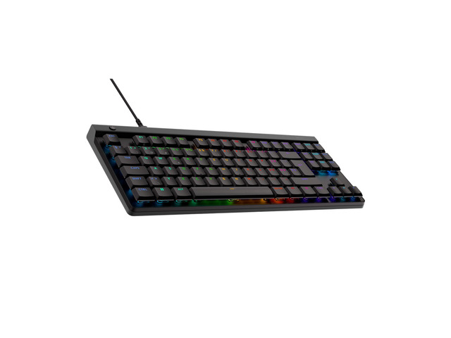 Logitech G515 Compact Low Profile TKL Wired Gaming Keyboard, GL Tactile Switches -(Brown Switch) Black