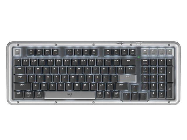 Logitech Alto Keys K98M PLUS Wireless Mechanical Keyboard, Office/Gaming-gasket construction design, 920-014492, marble shaft, for Bluetooth/2.4...