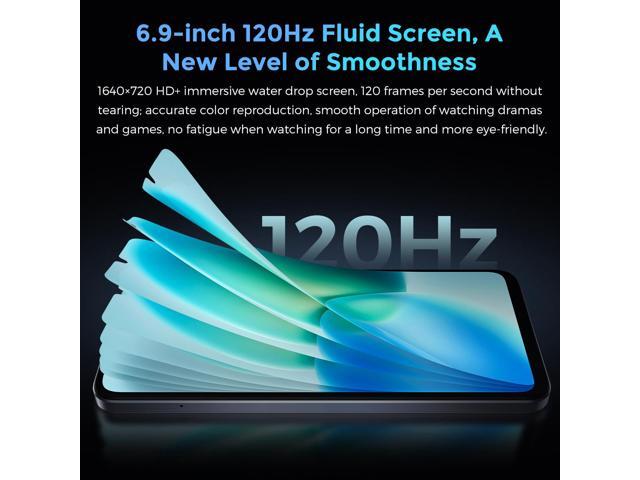 MIRO S69 Pro 6.9' 120Hz Phone 5G Network 8+256GB 50MP Camera 5000mAh Battery Blue