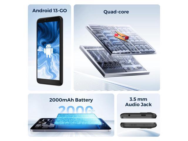 FOXXD Unlock A56 Smartphone: 5.5-inch screen, 2GB RAM + 16GB storage, 2MP + 5MP cameras, 2000mAh battery capacity, Android 13