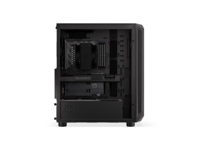 ENDORFY Arx 500 Air, ATX PC case, computer case, 5x140mm PWM fans included, matx case, up to 360mm, Maximum airflow, top and front mesh, EY2A010