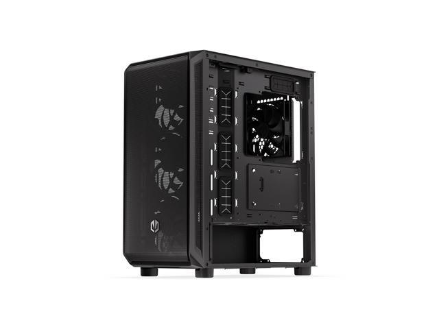 ENDORFY Arx 500 Air, ATX PC case, computer case, 5x140mm PWM fans included, matx case, up to 360mm, Maximum airflow, top and front mesh, EY2A010