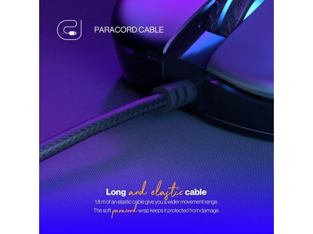 ENDORFY GEM, gaming mouse, ultralight design (67 g), RGB lighting, 6 programmable buttons, PTFE mouse feet, 8,000 maximum DPI, Kailh GM 4.0...