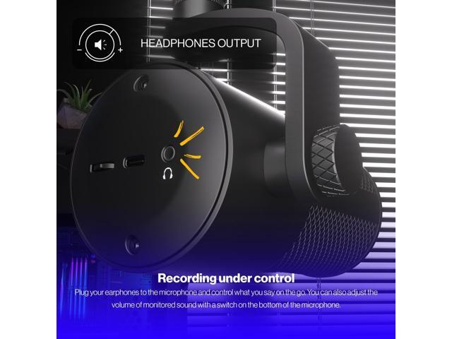 ENDORFY Solum Studio, USB Microphone for PC, streaming, podcast, Studio quality, high-resolution recording, Tap-to-mute with ring LED indicato, USB...