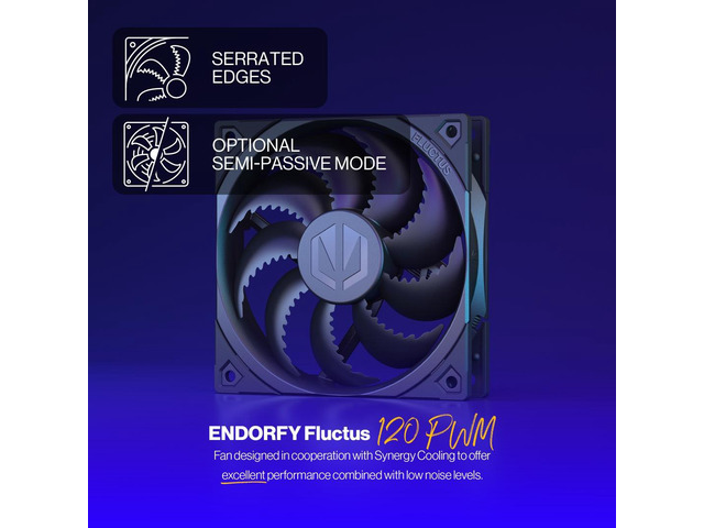 ENDORFY Fera 5, high performance CPU cooler, 120 mm PWM Fluctus fan, compatible with AM5, AM4, LGA1700, LGA1200, LGA1150 etc., TDP 220W, EY3A005