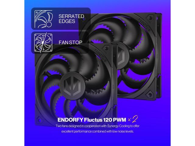 ENDORFY Fera 5 Dual Fan, high performance CPU cooler, 2x120 mm PWM Fluctus fans, compatible with AM5, AM4, LGA1700, LGA1200, LGA1150 etc., TDP...