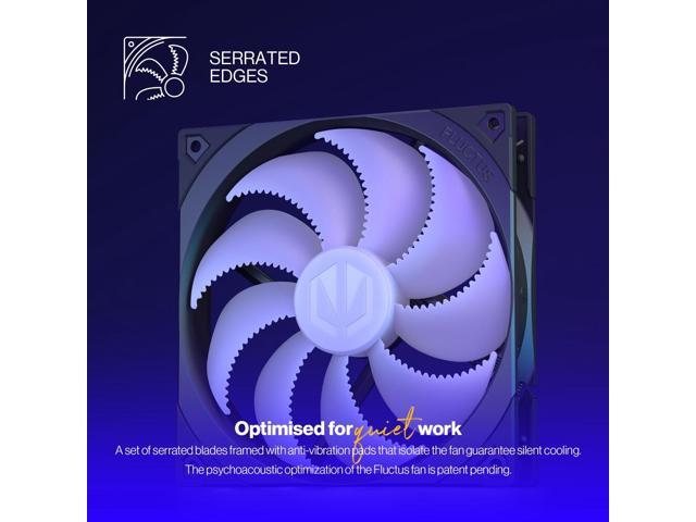 ENDORFY Fluctus 140 PWM ARGB, PC case fan, 140mm ARGB, push and pull orientation, high performance against flow restrictions, integrated...