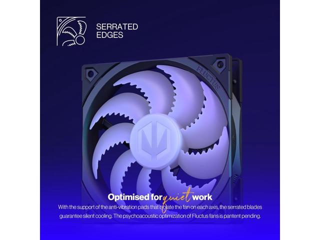 ENDORFY Fluctus 120 PWM ARGB, PC case fan, 120mm ARGB, push and pull orientation, high performance against flow restrictions, integrated...