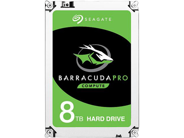 Seagate BarraCuda Pro ST8000DM005 8TB 7200 RPM 256MB Cache SATA 6.0Gb/s 3.5' Hard Drive Bare Drive